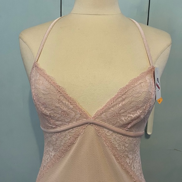 b.tempt’d by Wacoal Lace Encounter Pink Rose Smoke Chemise - Picture 11 of 13